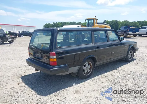 1992 Volvo 240 from USA, damaged, VIN YV1AW8807N1918524